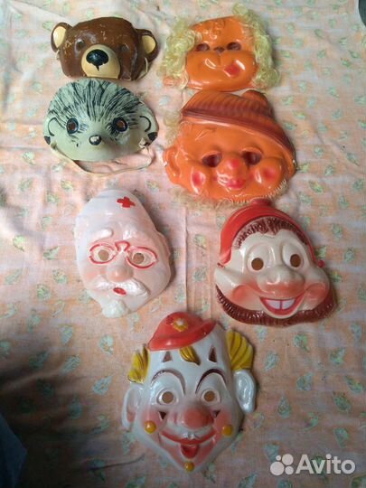 Новогодние маски, цена за все