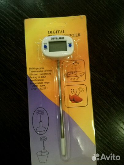 Цифровой термометр с ЖК дисплеем