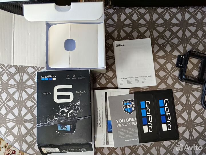 Камера GoPro Hero 6 black + 3 запасные батареи