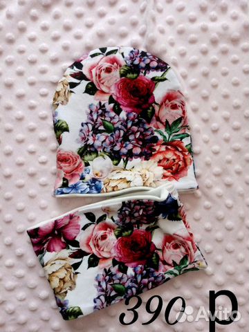 Комплекты шапочка+снуд много вариантов