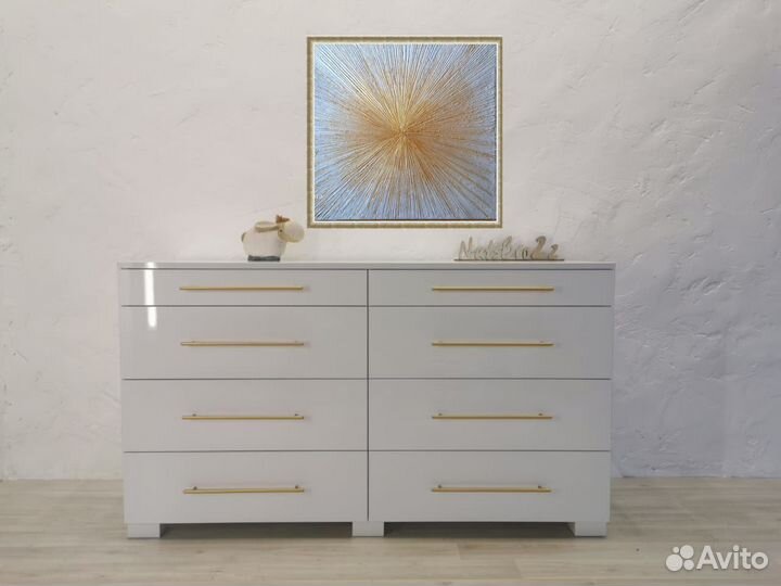 Интерьерная фактурная картина «Золотые лучи»