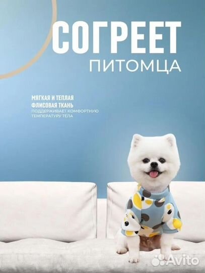 Толстовка для собак и кошек