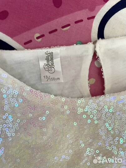 Блузка с пайетками р-р158