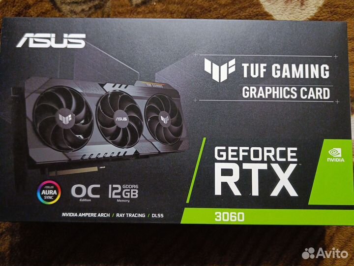 Видеокарта RTX 3060 Asus Tuf Gaming 12Gb