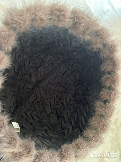 Шапка норковая женская бу