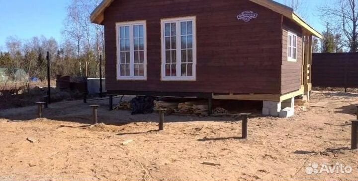 Закручивание винтовых свай