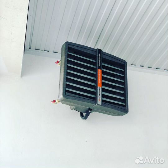 Водяной тепловентилятор для мойки, автомойки