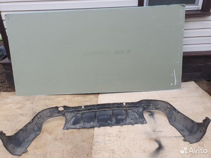 Юбка бампера задняя Porsche Macan