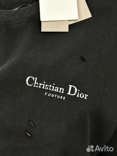 Футболка Christian dior оверсайз (унисекс)