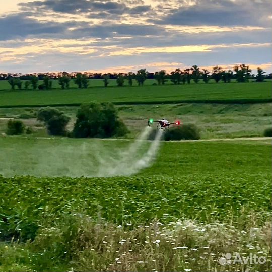 Опрыскивание дронами