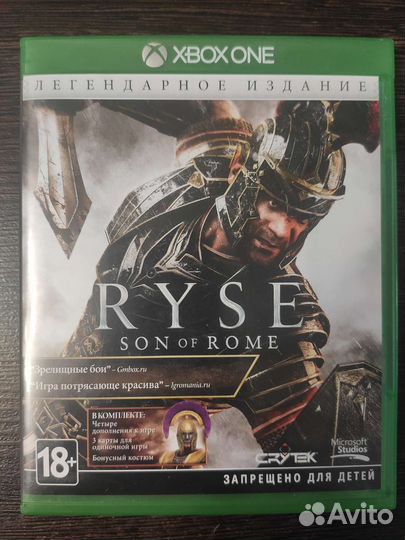 Игра Ryse для приставки Xbox One