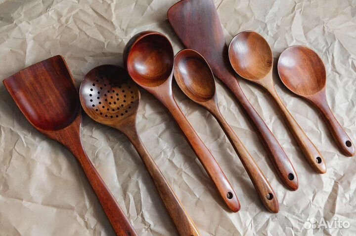 Деревянные ложки, лопатки