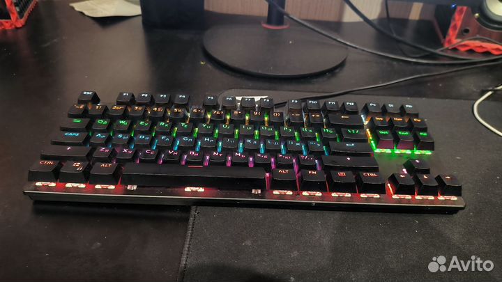 Клавиатура игровая, (BOX Blue Switch