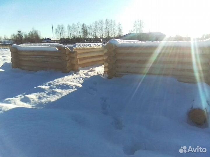 Сруб банный