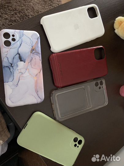 Защитные стекла, чехлы накладки на iPhone 11