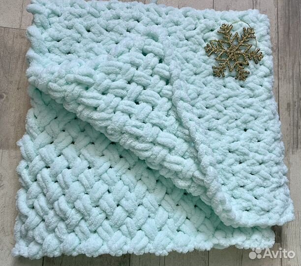 Плед детский плюшевый