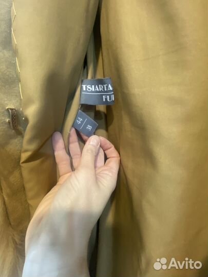 Шуба енотовая 44