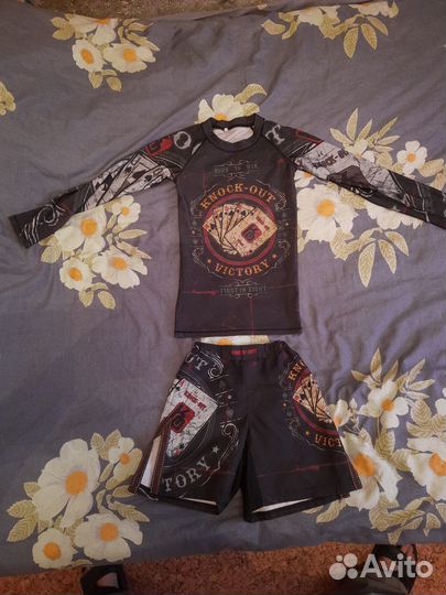 Рашгард и шорты для мма, детский