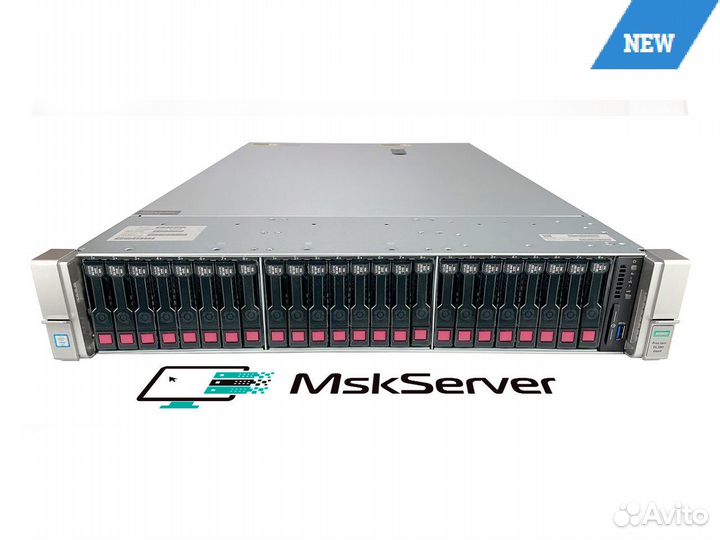 Сервер HP DL380 Gen9 24xSFF 2x E5-2697v4 16Gb
