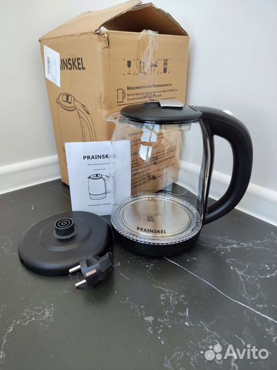 Электрический чайник стеклянный Новый с подсветкой