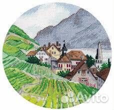 Остатки набора для вышивки Овен Альпы