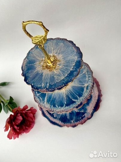 Конфетница фруктовница этажерка трёхъярусная