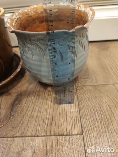 Керамические горшки 2шт