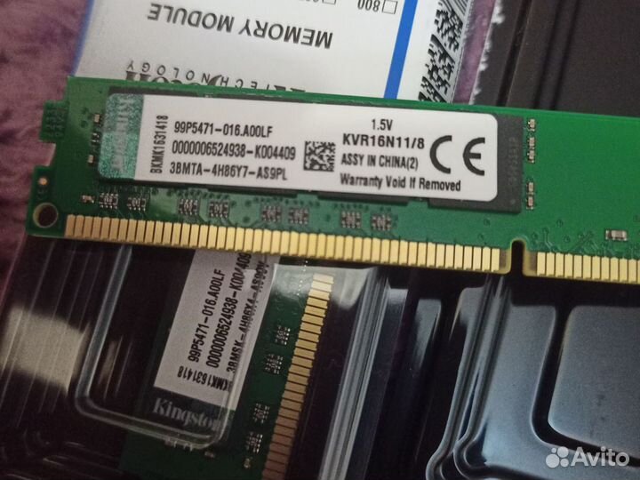 DDR3 2х8gb 1600mHz