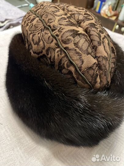 Шапка норковая 58 размер женская