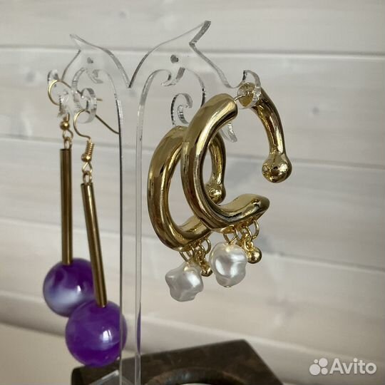 Серьги конго стиль Schiaparelli