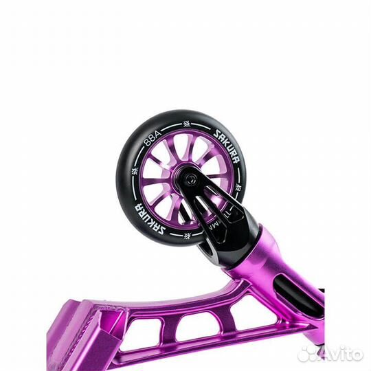 Самокат Haevner Sakura фиолетовый новый