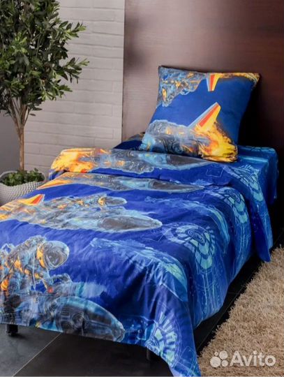 Детское постельное белье 1,5 спальное, новое