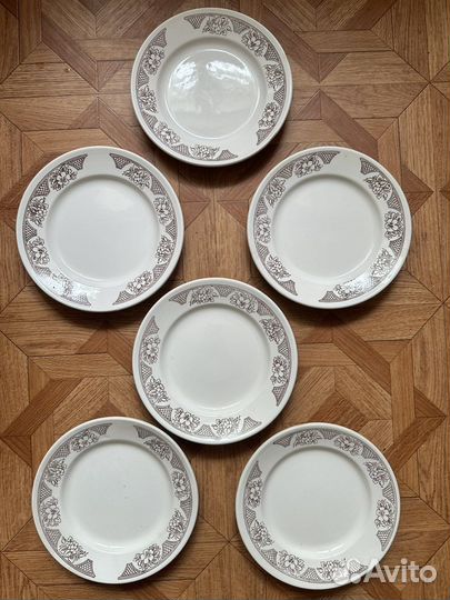 Тарелки СССР зик Конаково Дулево