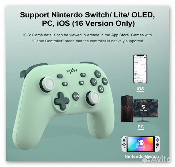 Новый геймпад pxn P50 для PC и Nintendo Switch