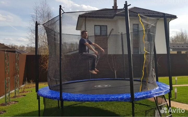 Батут с сеткой