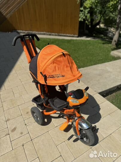 Трехколесный деский велосипед Lamborghini