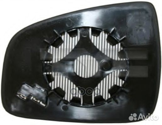 Стекло зеркала лев с подогр, выпукл dacia:logan