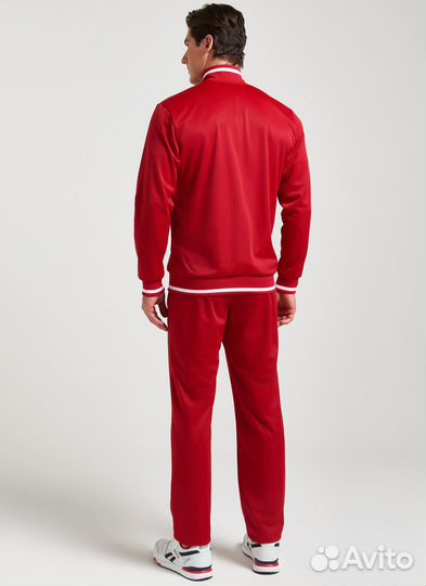 Спортивный костюм мужской СССР, Красный с белыми в