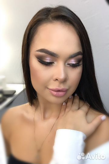 Макияж и прическа на дому