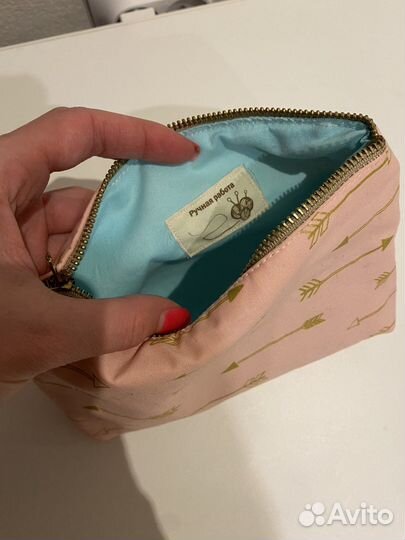 Косметичка тканевая и маска для сна