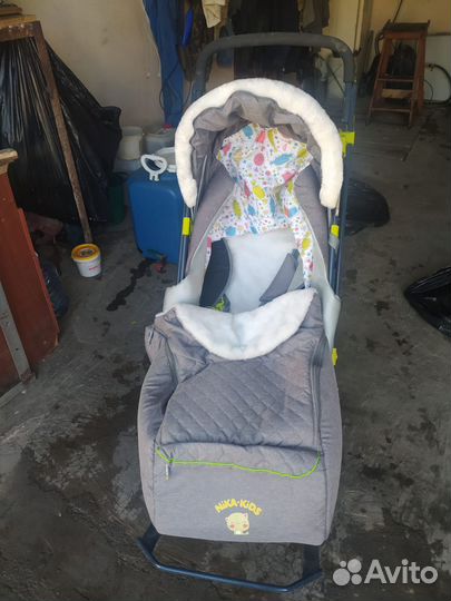 Санки коляска ника