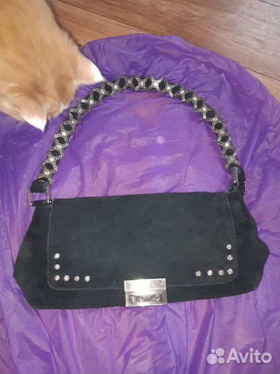 Клатч женский замша