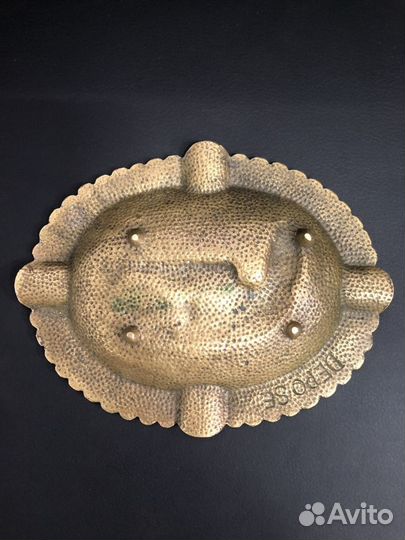 Пепельница бронзовая