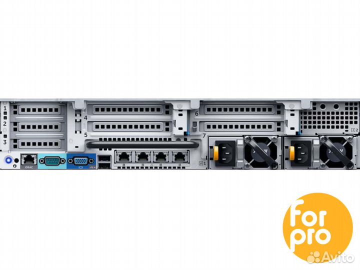 Сервер dell R730 16SFF 2xE5-2667v4 128GB, H730