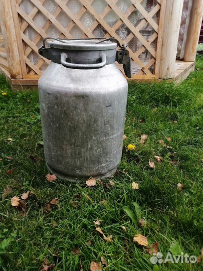Фляга бидон алюминиевая 40л