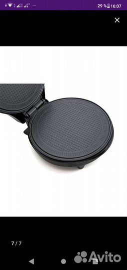 Вафельница новая