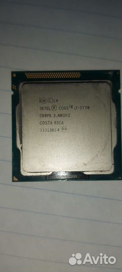 Процессор intel core i7 3770