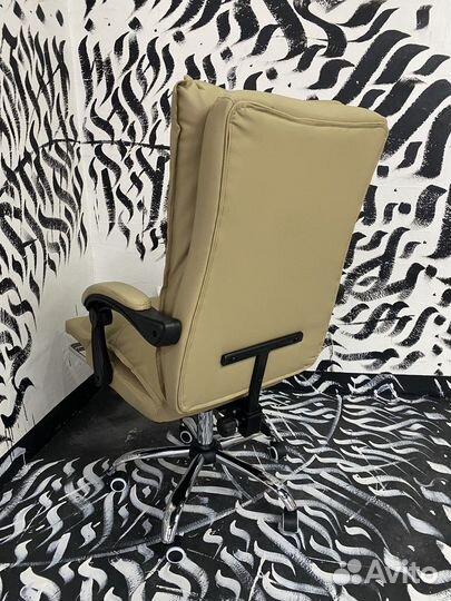 Президентское кресло + держатель ног (хаки)