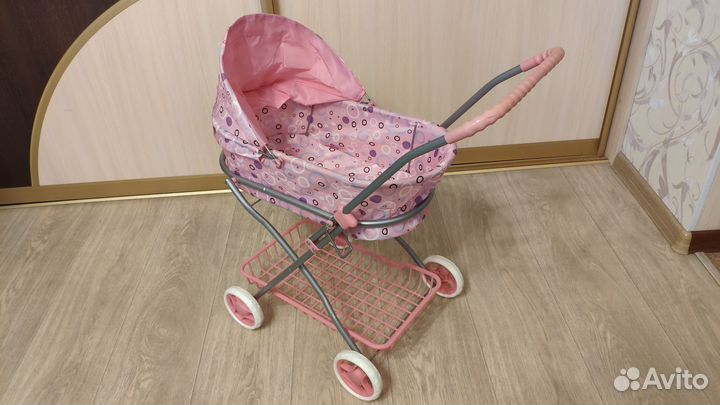 Коляска игрушечная кукольная