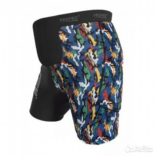 Шорты защитные ProPro SP-015 black/camo
